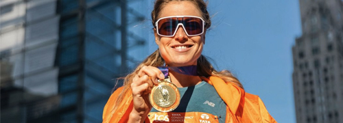 Post image for Nederlands model en atlete levert topprestatie en promoot sportbrillen bij de marathon in New York